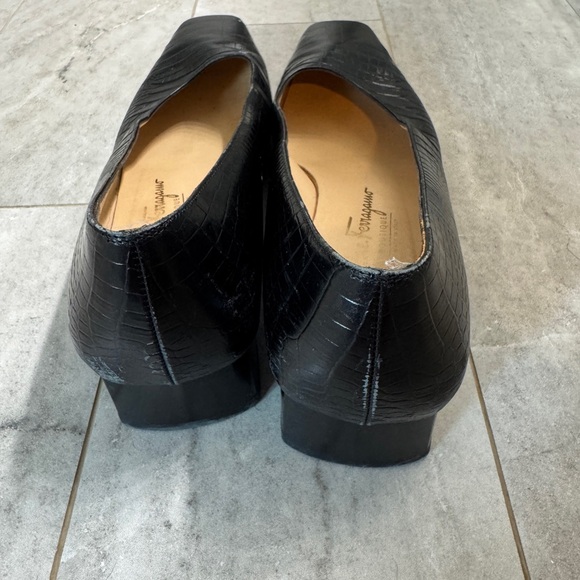Salvatore Ferragamo Boutique vintage Croc-Embossed Women's Shoes size 9B - Picture 3 of 5